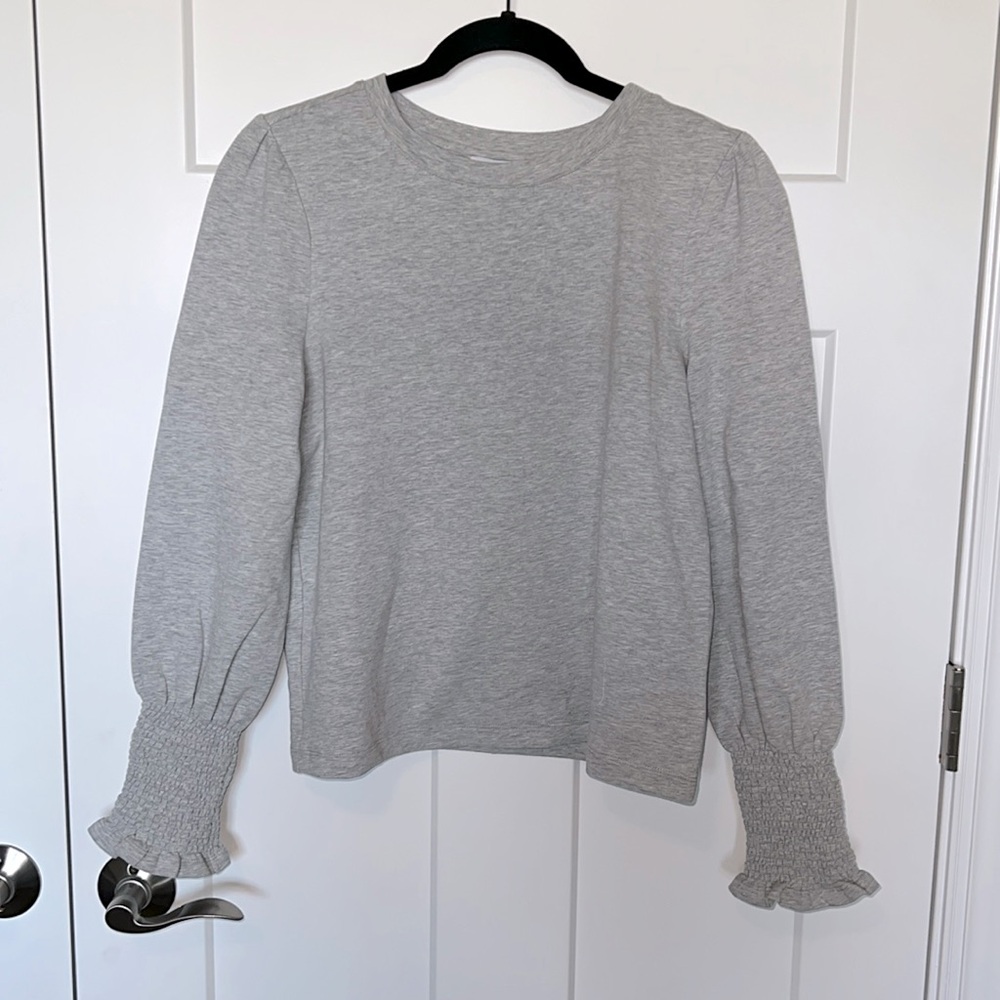 NWT Oat NY Puff Sleeve Long Sleeve